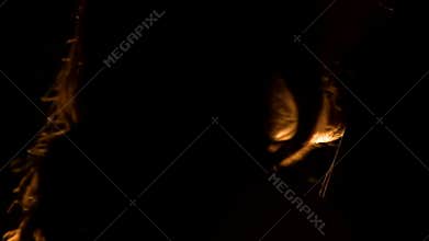 Lovers meeting secretly, romantic atmosphere, forbidden relations, betrayal