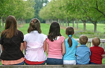 Children in a Row