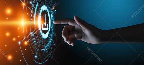 Download Data Storage Business Technology Network Internet Concept