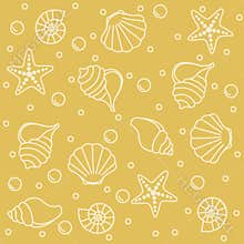 Sea life pattern