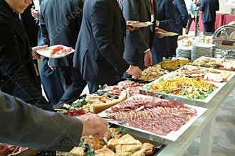 Catering food