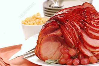 Easter spiral cut ham