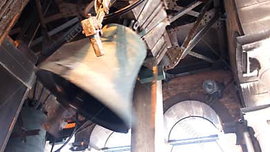 bells ring in a church tower