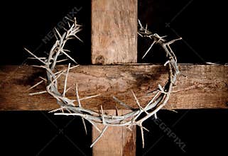 Cross and crown