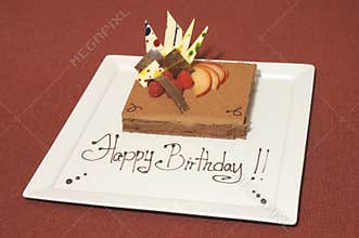 Birthday cake mousse