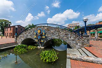 Historic Building in Downtown Frederick Maryland in the Corroll