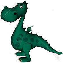 Green Dragon Angry