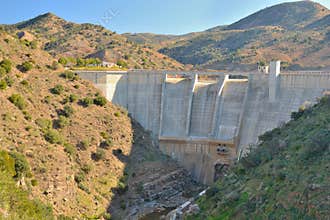 Dam on the river Campanillas