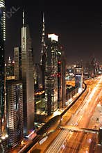 Dubai at night