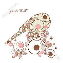 Decorative spring bird