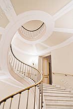 White stairs.