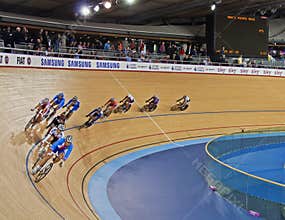 Racing at the Velodrome