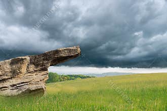 Rock Cliff Ledge Nature Background
