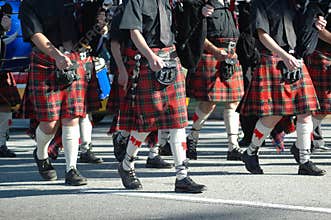 Marching parade