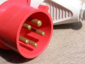 Electric socket background