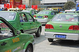 Chengdu city vw cabs
