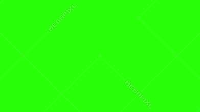 Set of Magnifying glass with blinking the eyes 3d animation