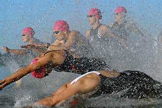 Women's Start 2010 Lifetime Fitness Triathlon