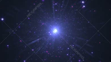 explosion in cosmos like big bang 4k