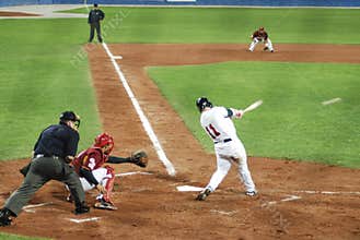 USA-Venezuela baseball game