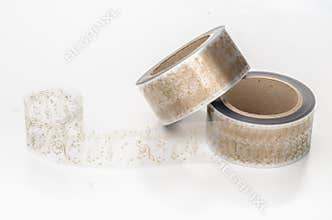 Curb tape deÑor for cakes with music pattern