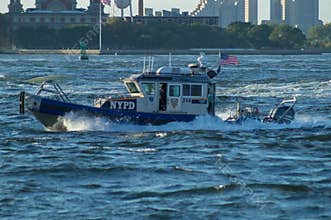 New York Police Department Boat