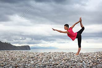 Yoga outdoors
