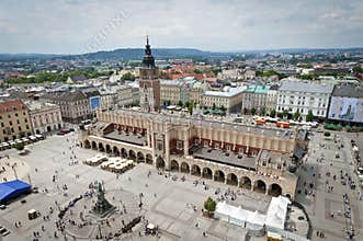 Old town in Krakow, Poland