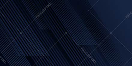 Dark blue abstract tech geometric modern background. Vector design