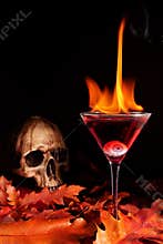 Halloween cocktail