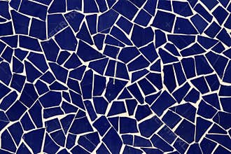 Blue mosaic