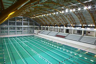 Olympic sized swimming pool