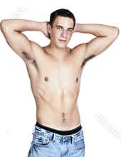Young athletic man