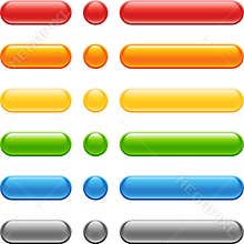 Colored Web Button Set