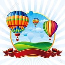 Hot air balloons