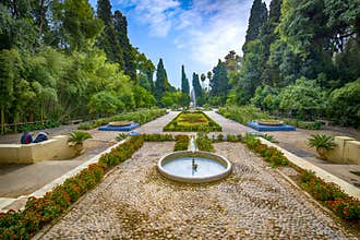 Bou Jeloud Gardens in Fes, Morocco