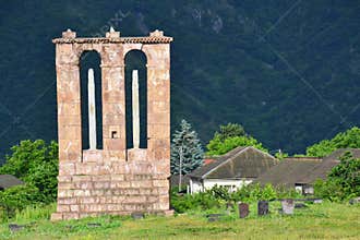 Medieval memorial monument near Odzun church