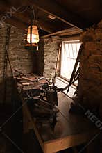 Old workshop with tools