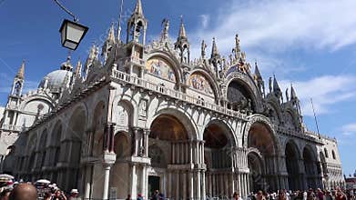 Venice, Italy 15.05.2020 Walking towards the Cathedral of San Marcos, Venice, Italy at covid times