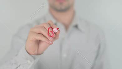 Bid, Writing on Screen with Hand