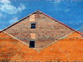 Colorful exterior of house