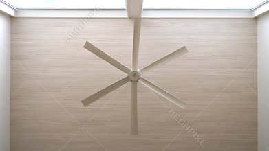 Stylish ceiling fan.