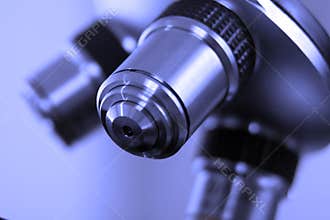 A lens from microscope used in