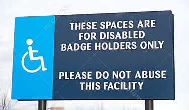 Parking spaces and request about abuse.