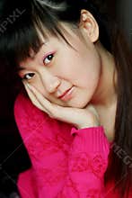 Smiling Asia woman