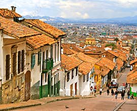 Colonial Street , Bogota, Colombia