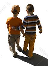 Separated kids white