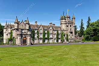 Balmoral Castle - Scottish residence of the Royal Family