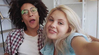 couple vlog live streaming multiracial influencers