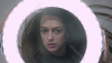 witch woman black magic curse evil spirit face